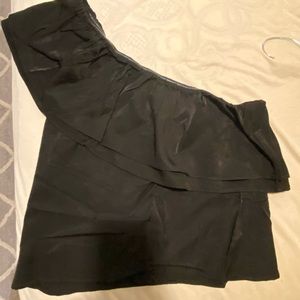 Pink lily one shoulder top